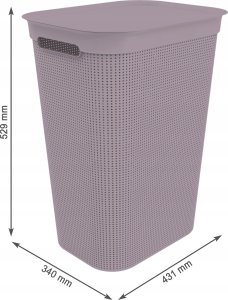 Kosz na pranie Rotho Kosz na pranie blieliznę Rotho BRISEN 41l fiolet 5