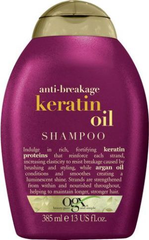 Organix Cosmetix Keratin Oil Shampoo szampon z olejkiem keratynowym zapobiegający łamaniu włosów 385ml 1