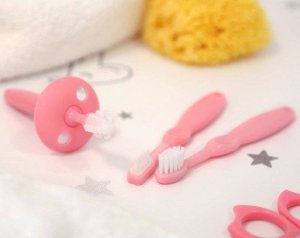 Kiokids Szczoteczki do dziąseł i ząbków 3 szt. różowy Kiokids 3