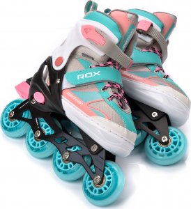 Rolki Meteor Rox rekreacyjne regulowane niebieskie r. 38-41 4
