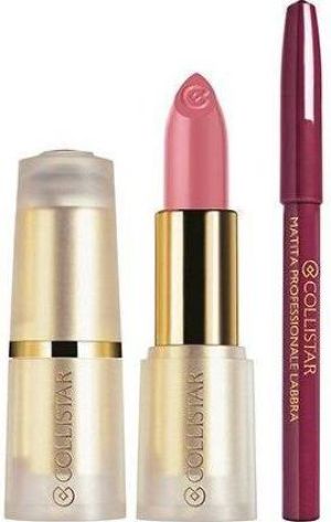 Collistar Set Rosetto Puro Lipstick 69 4.5ml + Professional Lip Pencil 9 1.2ml 1