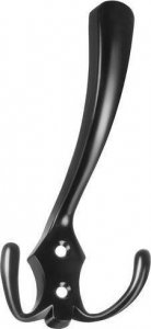 Malatec Wieszak ścienny czarny- zestaw 5 szt. 2