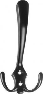 Malatec Wieszak ścienny czarny- zestaw 5 szt. 3