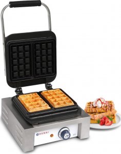 Gofrownica Hendi Gofrownica profesjonalna duża kratka 2 gofry brukselskie 2200W 3