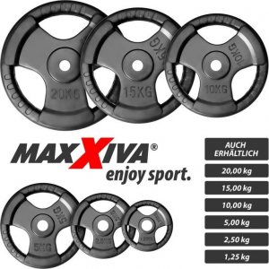 Maxxiva Zestaw ciężarków do hantli 20 kg, 2 szt 2