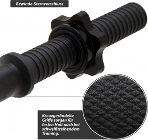 Maxxiva Maxxiva gryf, blokady gwiazdowe, czarna, 160 cm 2