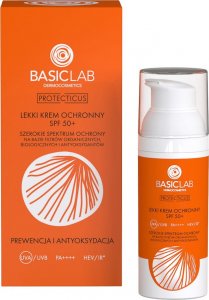Basiclab BasicLab Protecticus Lekki krem ochronny SPF 50+  50 ml 1