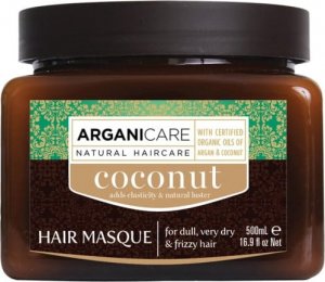 Arganicare ArganiCare Coconut Maska do tępych, matowych i suchych włosów 500 ml 1