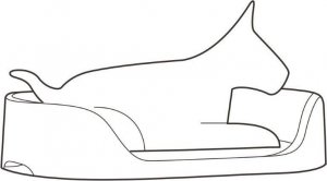 Curver Curver Legowisko piętrowe Pelech and Crate 3w1, Capp/Niebi 11