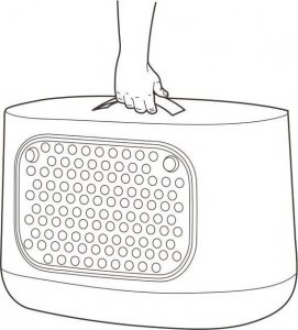 Curver Curver Legowisko piętrowe Pelech and Crate 3w1, Capp/Niebi 16