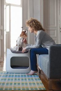 Curver Curver Legowisko piętrowe Pelech and Crate 3w1, Capp/Niebi 3