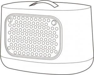 Curver Curver Legowisko piętrowe Pelech and Crate 3w1, Capp/Niebi 4