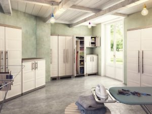 Szafa ogrodowa Keter Keter Szafka Excellence XL niska, 89 x 93 x 54 cm, beżowa 5