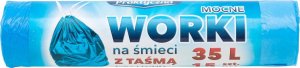 Praktyczna Worki na śmieci z taśmą Praktyczna 35L 150szt 2