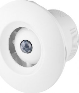 AWENTA Wentylator sufitowy Orbit fi125 155m3/h 17W 230V z fotokomórką i opóźnieniem czasu wyłączenia biały WXO125F 5