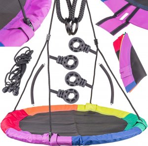 Huśtawka Powermat HUŚTAWKA OGRODOWA BOCIANIE GNIAZDO HAMAK do 150kg 12