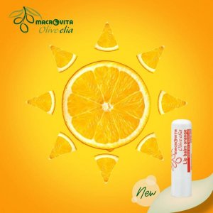 Macrovita MACROVITA OLIVE-ELIA pomadka do ust z oliwą z oliwek i woskiem pszczelim SPF20 POMARAŃCZA 4.8g 2