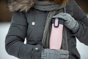 Contigo Kubek termiczny Contigo West Loop Serca 470ml  - różowy mat 7