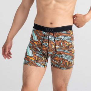 SAXX Bokserki męskie SAXX Quest Rzeźbiony Krajobraz  S 3