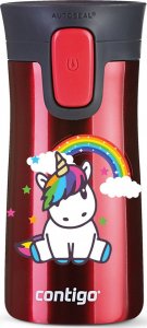 Contigo Kubek termiczny Contigo Pinnacle 300ml z nadrukiem - malinowy, unicorn ranbow 1