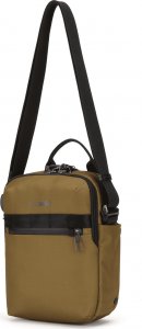 Pacsafe Torba męska na ramię antykradzieżowa/ listonoszka Pacsafe Metrosafe X vertical crossbody - Tan 3