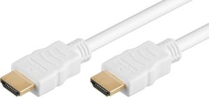 Kabel MicroConnect HDMI - HDMI 0.5m biały (HDM19190.5V1.4W) 1