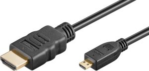 Kabel MicroConnect HDMI Micro - HDMI 1.5m czarny (HDM19191.5V1.4D) 1