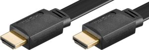 Kabel MicroConnect HDMI - HDMI 1.5m czarny (HDM19191.5V1.4FLAT) 1