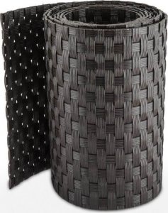 TechnoRattan Taśma Ogrodzeniowa - panelowa z TECHNORATTANU 19cm x 2,55m  RD02 2