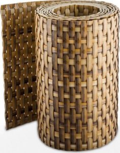 TechnoRattan Taśma Ogrodzeniowa - panelowa z TECHNORATTANU 19cm x 2,55m  RD08 2