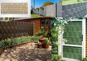 TechnoRattan Taśma Ogrodzeniowa - panelowa z TECHNORATTANU 19cm x 2,55m  RD12 6