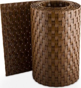 TechnoRattan Taśma Ogrodzeniowa - panelowa z TECHNORATTANU 19cm x 2,55m  RD13 2