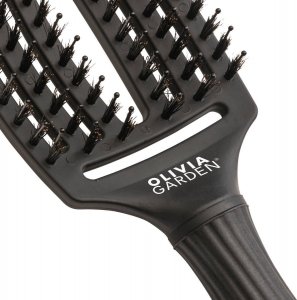 Olivia Garden OLIVIA GARDEN Fingerbrush Combo szczotka do włosów - Full Black 3