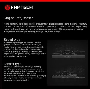 Podkładka Fantech MP80 (APPMFMP80BLRE) 7