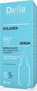 Delia Kolagen - 96% z natury - Serum nawilżające do twarzy, szyi i dekoltu 30ml 1