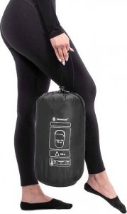 Springos Śpiwór turystyczny 190x73 cm ciepły śpiwór kempingowy czarno-niebieski UNIWERSALNY 12