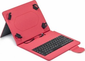 maillon technologique Pokrowiec na iPada + Klawiatura Maillon Technologique URBAN KEYBOARD USB RED 9.7"-10.2" Czerwony 1