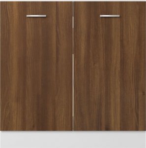 Zlewozmywak vidaXL vidaXL Szafka pod , brązowy dąb, 80x46x81,5 cm 5