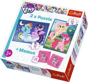 Trefl Puzzle + Memo - Przyjaźń to magia My Little Pony 1