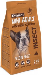 Eminent Eminent Mini Adult Insect 26/16 2kg sucha karma dla psów ras mini na białku z owadów 1
