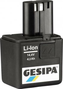GESIPA Akumulator wtykowy litowo-jonowy, 14,4 V/4,0 Ah GESIPA 1