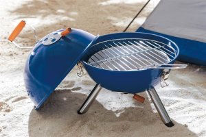 Upominkarnia Grill turystyczny Węglowy Cookout 29 cm x 29 cm niebieski 2