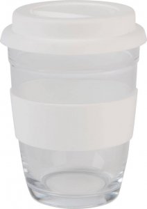 Upominkarnia Kubek szklany PICK UP 350ml, biały 1