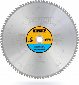 Dewalt hm-piła do metalu 355x25,4 z90/inox 3-25mm/ 1