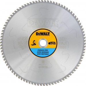 Dewalt hm-piła do metalu 355x25,4 z90/inox 3-25mm/ 8