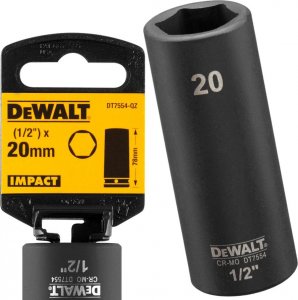 Dewalt nasadka 20mm 1/2c impact socket deep 3