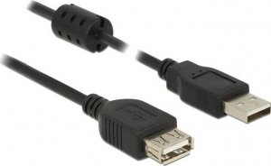 Kabel USB Delock USB-A - USB-A 3 m Czarny (DE-84886) 1