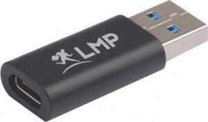 Adapter USB LMP USB-C - USB Czarny  (LMP-USBC-USB-FM-B) 1