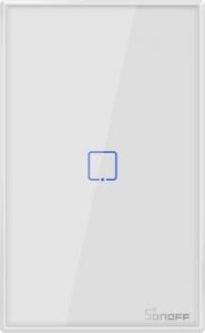 Sonoff T2US1C - 1-gang Wi-Fi Smart Wall Switch US - White 1