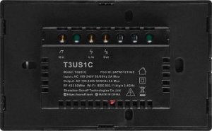 Sonoff T3US1C - 1-gang Wi-Fi Smart Wall Switch US - Black 3